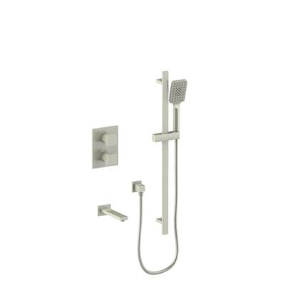 Vogt TM.KG.220.500.BN- Kapfenberg Trim for 2-Way Thermostatic Set - Handheld and Spout Brushed Nickel