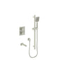 Vogt TM.KG.220.500.BN- Kapfenberg Trim for 2-Way Thermostatic Set - Handheld and Spout Brushed Nickel