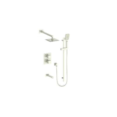 Vogt TM.KG.320.310.BN- Kapfenberg Trim for 3-Way Thermostatic Shower Set Brushed Nickel