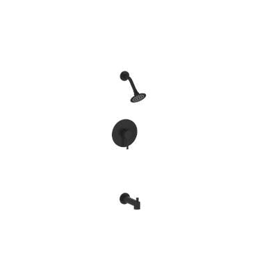 Vogt TM.OR.110.400.MB- Worgl Trim for 1-Way Pressure Balanced Set - Showerhead and Handheld Matte Black