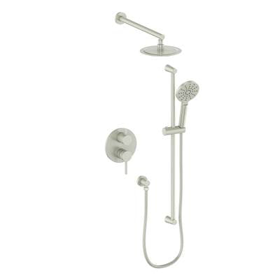 Vogt TM.WL.210.210.BN- Worgl Trim for 2-Way Pressure Balanced Set - Rainhead and Handheld Brushed Nickel