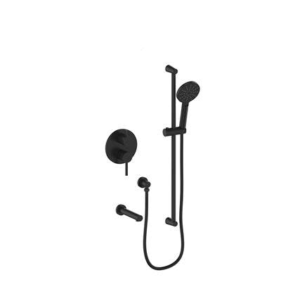 Vogt TM.WL.210.500.MB- Worgl Trim for 2-Way Pressure Balanced Set - Handheld and Spout Matte Black