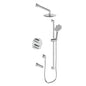 Vogt TM.WL.320.310.CC- Worgl Trim for 3-Way Thermostatic Shower Set Chrome