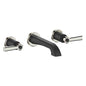 Vogt TM.Z1.1500.PB- Zehn Trim for Wall Mount Lavatory Faucet without Pop-Up Polished Nickel Matte Black