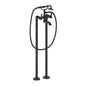 Vogt TM.Z1.2100.MB- Zehn Trim for Floor Mount Tub Filler Matte Black