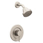 Moen T2192BN- Align 1-Handle Posi-Temp Shower Faucet Trim Kit in Brushed Nickel (Valve Not Included)