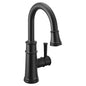 Moen 6260BL- Belfield Single-Handle Bar Faucet Featuring Reflex In Matte Black