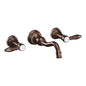 Moen TS42106ORB- Weymouth 2-Handle Wall Mount High Arc Bathroom Faucet in Oil Rubbed Bronze (Valve Sold Separately)