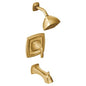 Moen T2693EPBG- Voss Posi-Temp 1-Handle Tub and Shower Trim Kit in Brushed Gold (Valve Not Included)