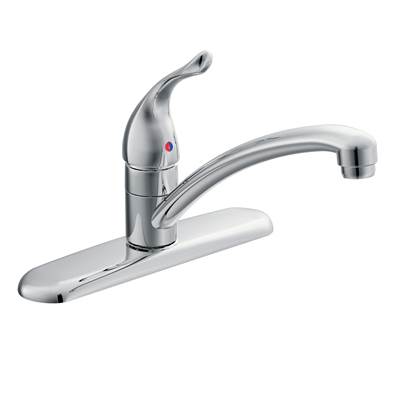 Moen 7425- Chateau Low-Arc Single-Handle Standard Kitchen Faucet in Chrome