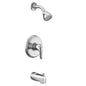 Moen UTL183EP- Chateau M-Core 2-Series Eco Performance 1-Handle Tub And Shower Trim Kit In Chrome (Valve Sold Separately)