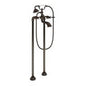 Moen S22110ORB- Weymouth 2-Handle Claw Foot Tub Floor Mount Tub Filler with Hand Shower in Oil Rubbed Bronze