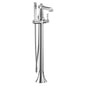 Moen S931- Flara One-Handle Freestanding Floor Mount Tub Filler with Handshower, Chrome
