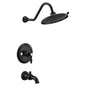 Moen UTS33103EPBL- Weymouth M-CORE 3-Series 1-Handle Eco-Performance Tub and Shower Trim Kit in Matte Black (Valve Not Included)