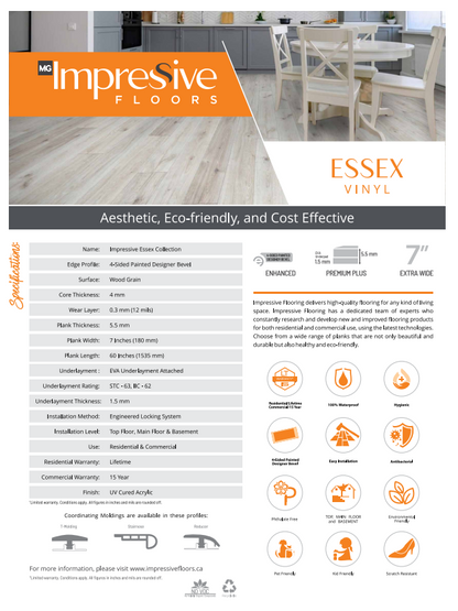 Eden - Impressive Floors Essex Collection 5.5mm Vinyl