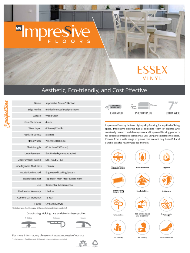 Delight - Impressive Floors Essex Collection 5.5mm Vinyl