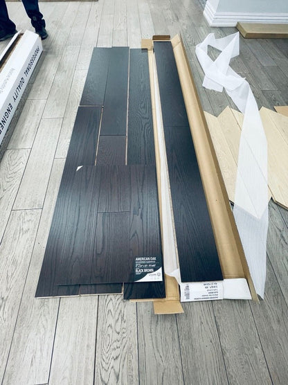 Black Brown - Vidar American Oak 6" x 3/4" Engineered Hardwood T&G