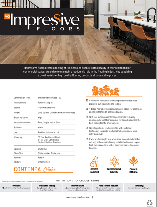 Chateau - Impressive Floors Contempa Engineered Hardwood T&G