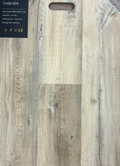 604 - Woden Flooring SPC Vinyl 6mm Collection