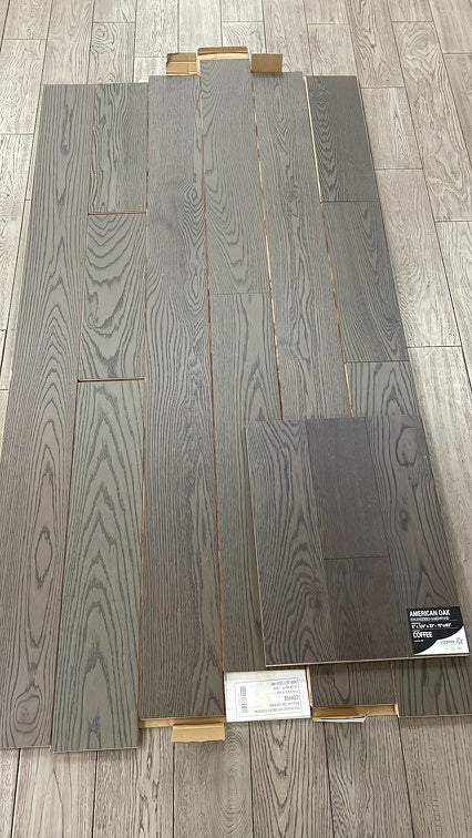 Coffee - Vidar American Oak 6" x 3/4" Engineered Hardwood T&G