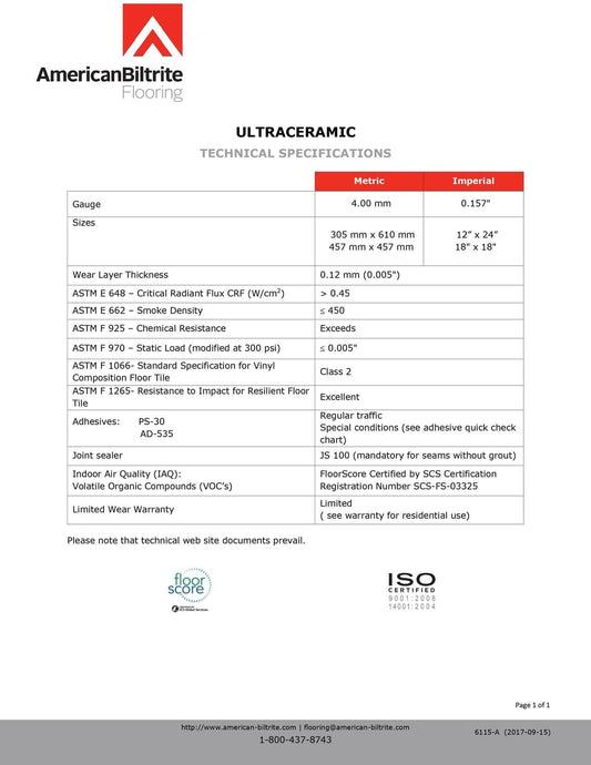 Eclectic Stone Sand - Centura Vinyl Tiles 4mm UltraCeramic