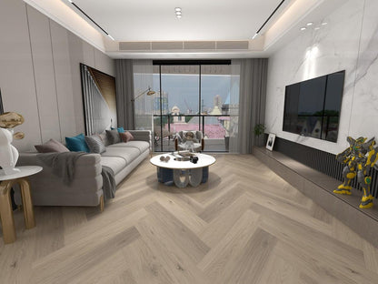 H02 Seaside Motel - Woden Flooring SPC Vinyl 7mm Herringbone Collection
