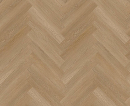 H03 Honey Oak - Woden Flooring SPC Vinyl 7mm Herringbone Collection