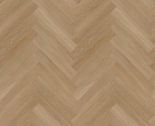 H03 Honey Oak - Woden Flooring SPC Vinyl 7mm Herringbone Collection