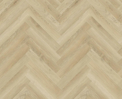 H04 Light Champagne - Woden Flooring SPC Vinyl 7mm Herringbone Collection