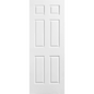 F&D 6 Panel Textured Hollow Core  Door