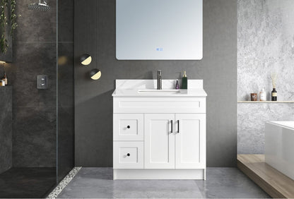 HDF Vanity 36in NAF Single sink