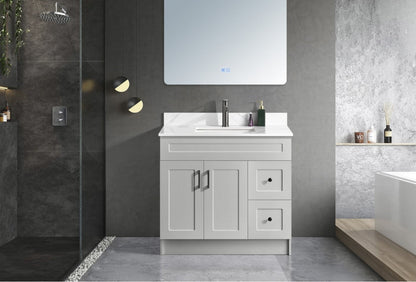 HDF Vanity 36in NAF Single sink