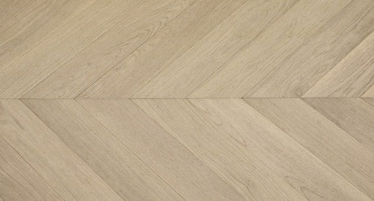 Naked Oak - Vidar 5" x 3/4" Chevron American Oak Engineered Hardwood T&G