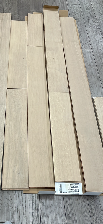 Naked Oak  - Vidar American Oak 7" x 3/4" Engineered Hardwood T&G