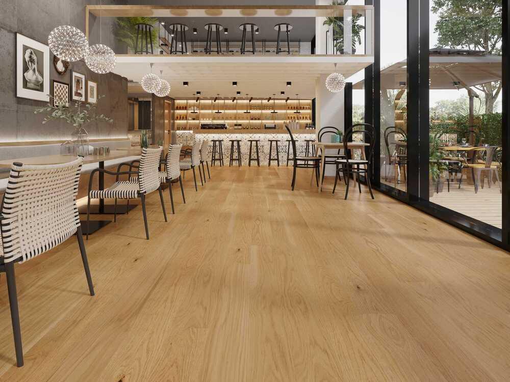 Honey Wheat (Natural) - Vidar 5" x 1/2" Click American Oak Engineered Hardwood