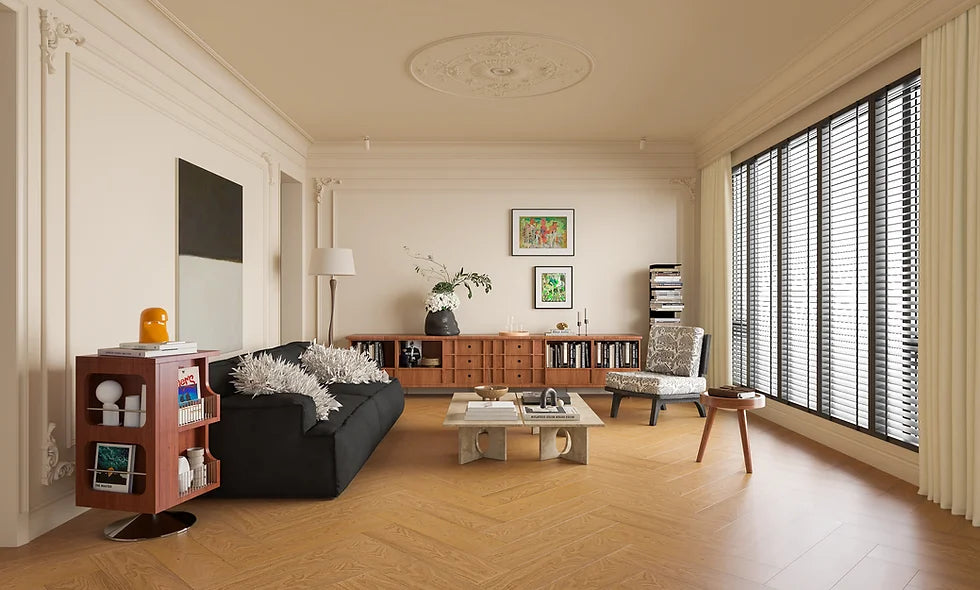 Nice - Woden Monte Rosa Engineered Hardwood T&G Herringbone