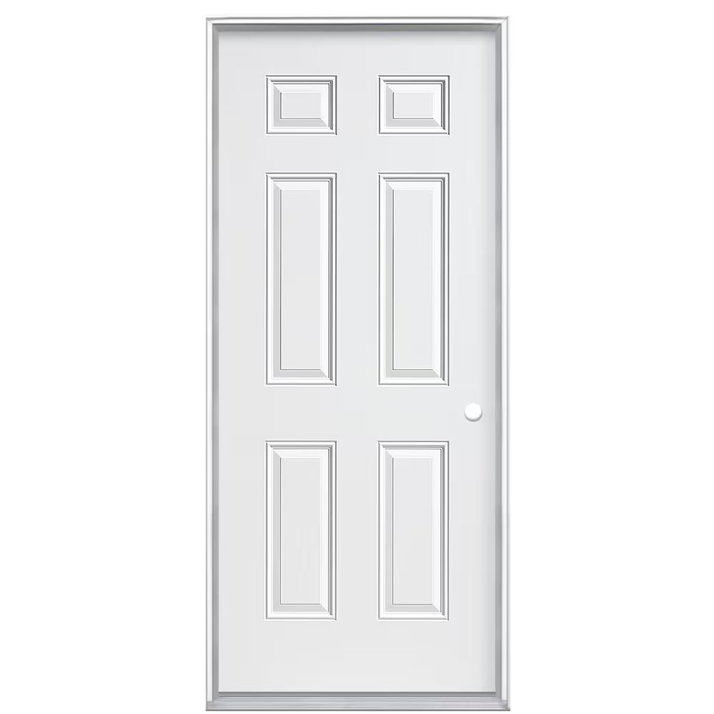 F&D Six Panel Pre-Hung Steel Door (F&D6PPRSD-01)