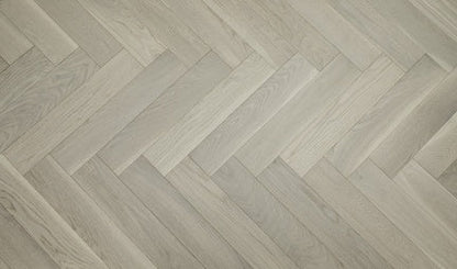 Pearl - Vidar Herringbone 5" x 3/4" American Oak Engineered Hardwood T&G