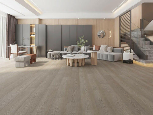 Sandy Grey - Vidar American Oak 9" x 3/4" Engineered Hardwood T&G