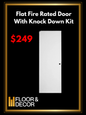 Flat Fire Rated Door With Knock Down Kit (FFR-KDK-021)