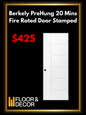 Berkely PreHung 20 Mins Fire Rated Door Stamped (Berkely-FR-01)