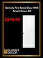 Berkely Fire Rated Door With Knock Down Kit (Berkely-FR-KDK-01)