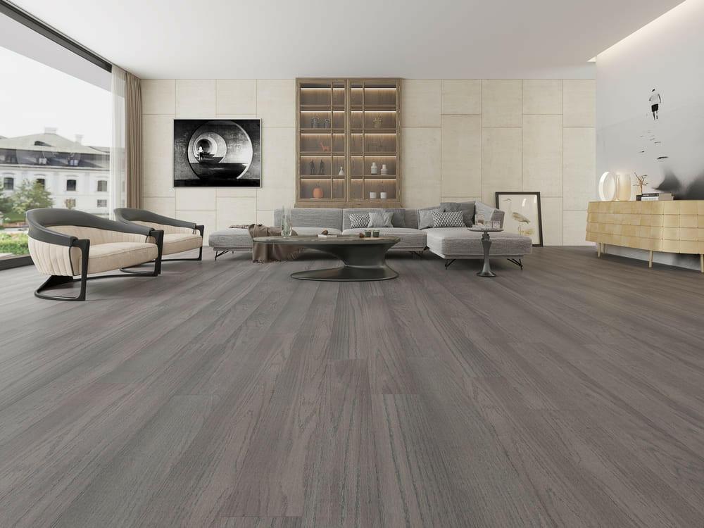 Smoke Grey - Vidar American Oak 6" x 3/4" Engineered Hardwood T&G