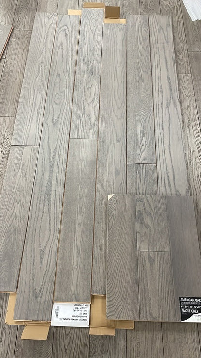 Smoke Grey - Vidar American Oak 6" x 3/4" Engineered Hardwood T&G