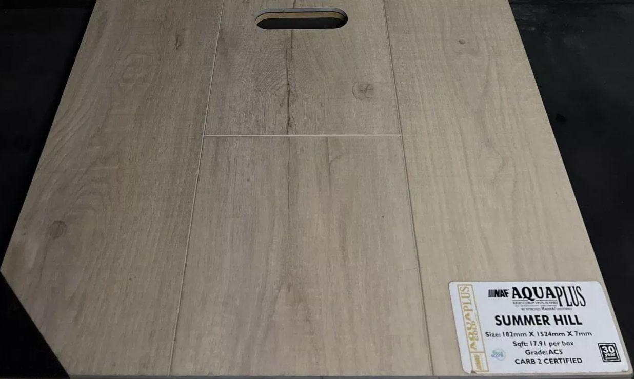SUMMERHILL - AQUAPLUS Gold 7mm SPC Vinyl Flooring