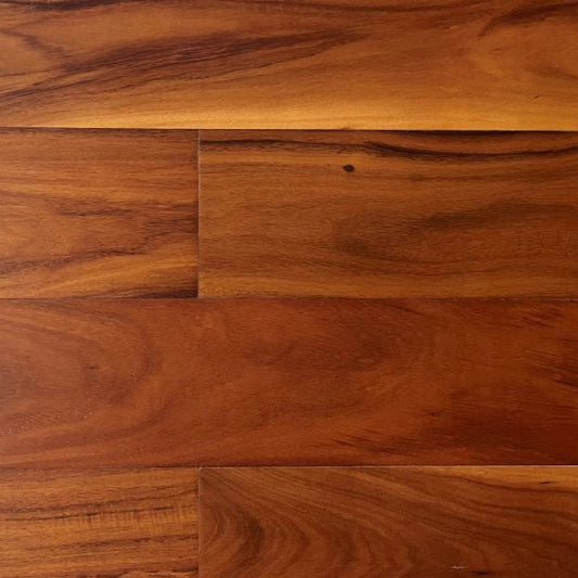 Tan - NAF 5"x 18mm EXOTIC WALNUT Engineered Hardwood