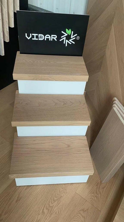 Vidar Design Hardwood Stairs (Both Side Open Return)