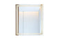 Vivian - Aqua Mirrors Rectangular Frameless Crystal Front-lit LED Mirror