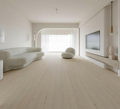 Vivid White - Woden Oak Engineered 6 1/2" Vermont Collection