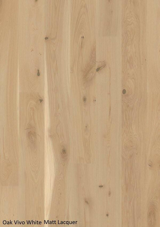 Vivo White - BOEN 5" Click Oak Engineered Hardwood Canadian Standard Flooring